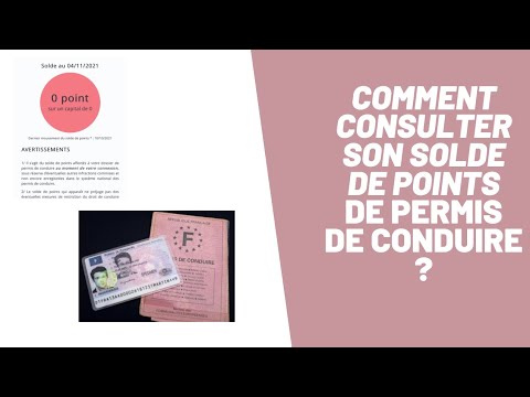 [TUTO]  Comment consulter son solde de points de permis de conduire ?