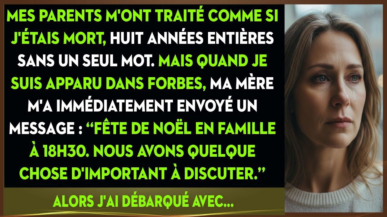 Mort À Leurs Yeux Depuis 8 Ans, Je Suis Dans Forbes  Soudain, Ma Mère Me Contacte....