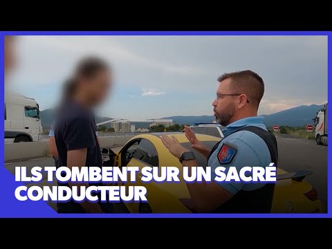 Surpris à fond la caisse, sans permis et positif aux stups