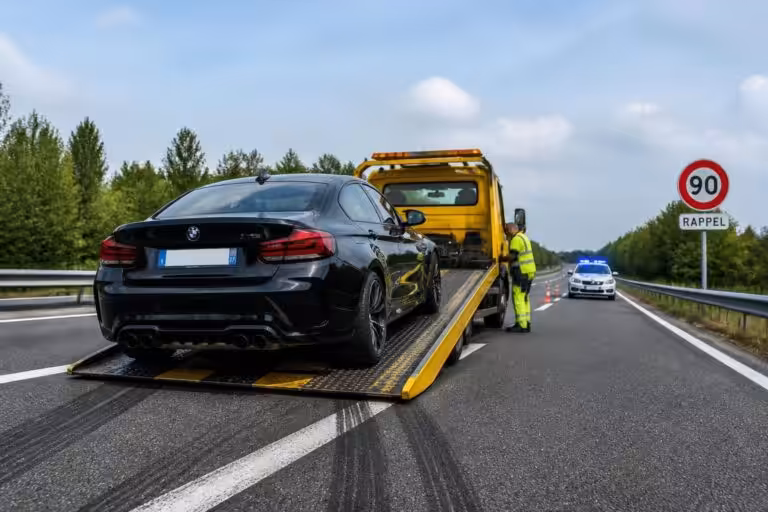 découvrez l'histoire d'un conducteur contrôlé à près de 270 km/h, dont la bmw a été saisie et emmenée à la fourrière pour excès de vitesse.