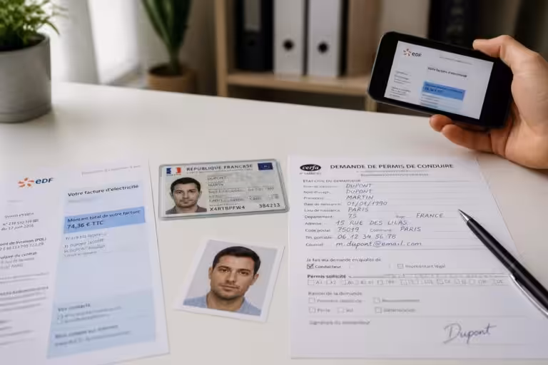 découvrez les justificatifs de domicile requis et les pièces à fournir pour réussir votre demande de permis de conduire en toute simplicité.