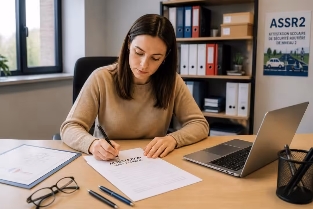 découvrez l'utilité de l'attestation sur l'honneur assr2 et téléchargez un modèle prêt à l'emploi pour faciliter vos démarches administratives liées à la sécurité routière.