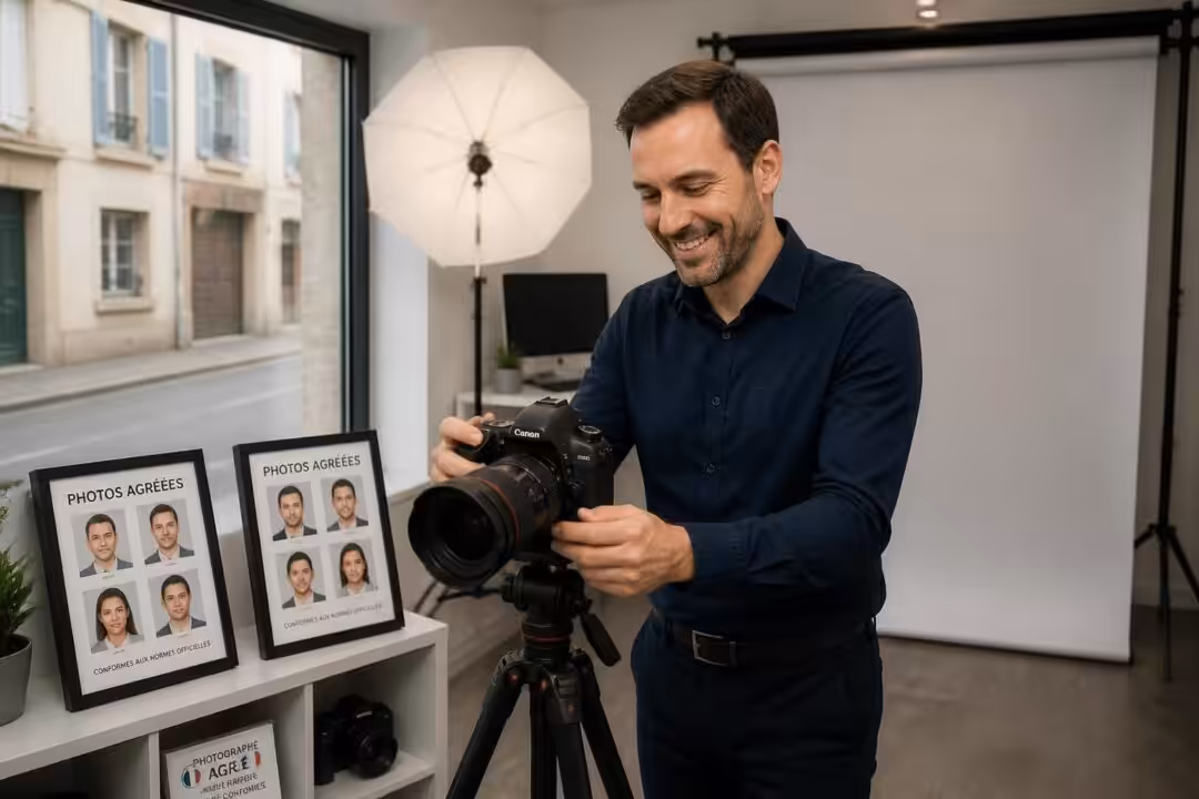 trouvez un photographe agréé près de chez vous pour réaliser la photo de votre permis de conduire conforme aux normes en vigueur. service rapide et professionnel.